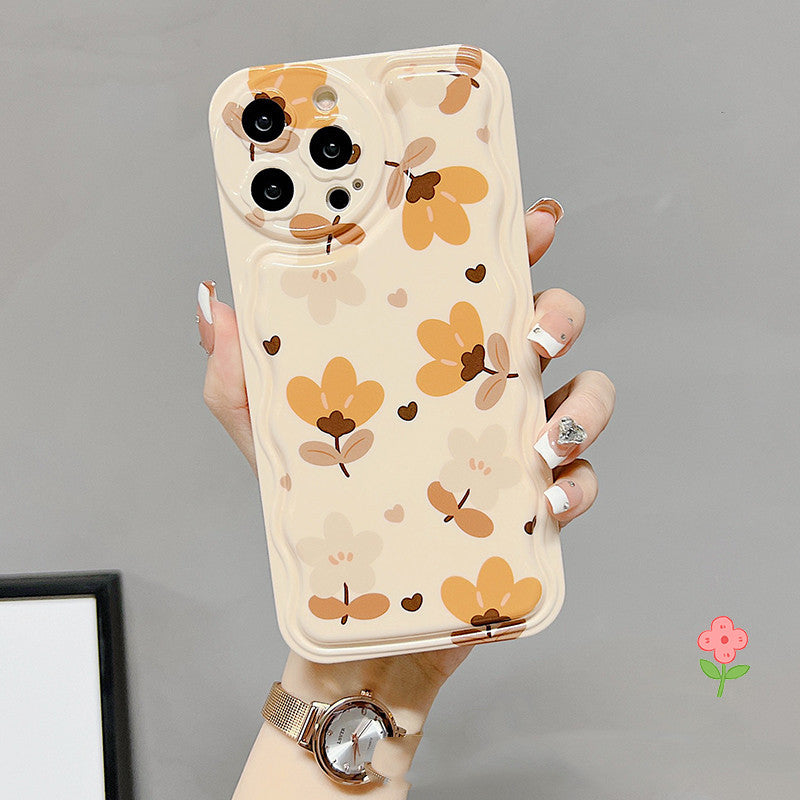 Wavly  Autumn Leaves Silk Scarf Phone Case